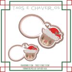 Matrizes de Bordado - CHAVEIROS E TAGS NATAL - Pacote de Matrizes - Image 3