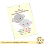 Matrizes de Bordado Elefantinhos Rostinhos - Image 3