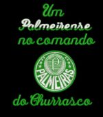 Matriz de Bordado Palmeirense Churrasco Avental Camisa Toalha 3 tamanhos (cópia) - Imagem 2