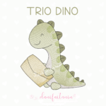 MATRIZ DE BORDADO - TRIO DINO - DANI FAITANIN - Image 2