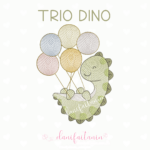MATRIZ DE BORDADO - TRIO DINO - DANI FAITANIN - Image 4