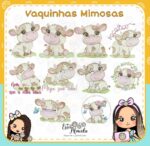 Matrizes de Bordado - Vaquinhas Mimosas