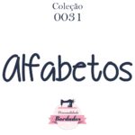 Matriz De Bordado - Alfabetos 0031
