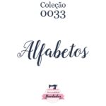 Matriz De Bordado - Alfabetos 0033