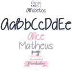 Matriz De Bordado - Alfabetos 0031 - Imagem 2