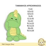 Mini Coleção de Matrizes de Bordado Dino - Image 3