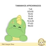 Mini Coleção de Matrizes de Bordado Dino - Image 5