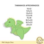 Mini Coleção de Matrizes de Bordado Dino - Image 6