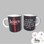 Arte Digital Camisa e Caneca Jesus Minha Verdadeira Páscoa - Imagem 3
