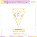 Projeto Bandeirolas - Elefantinha Melissa - Image 2