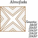 Matriz de bordado Almofada estrelada