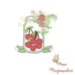 Matriz de Bordado - Potes de Frutas para Bordar - Image 2
