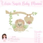 Coleção Safari Baby Menina - Matrizes de Bordados - Image 12
