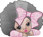 MATRIZ-DE-BORDADO-MENINA NEGRA - Imagem 4