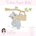 Coleção Safari Baby - Matrizes de Bordados - Imagem 3