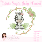 Coleção Safari Baby Menina - Matrizes de Bordados - Image 4