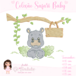 Coleção Safari Baby - Matrizes de Bordados - Imagem 4