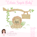 Coleção Safari Baby - Matrizes de Bordados - Imagem 5