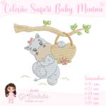 Coleção Safari Baby Menina - Matrizes de Bordados - Image 9