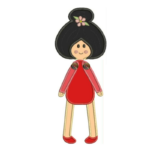 Projeto na Bordadeira - Marcador de Página de Bonequinha - Image 4