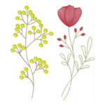 Matriz de Bordado - Floral Misto - Imagem 3