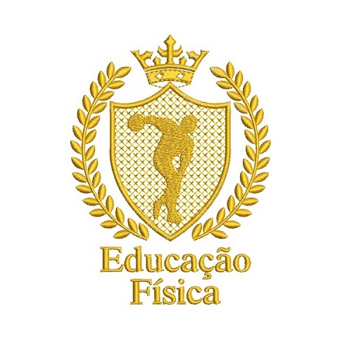 Matriz De Bordado Educação física para bordar. Brasão