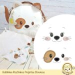 Matrizes de Bordado Gatinhos Rostinhos