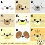 Matrizes de Bordado Gatinhos Rostinhos - Imagem 2