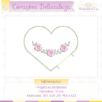Projeto na Bordadeira - Corações Delicadeza - Imagem 3