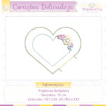 Projeto na Bordadeira - Corações Delicadeza - Imagem 5
