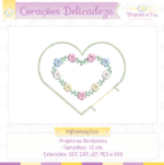 Projeto na Bordadeira - Corações Delicadeza - Imagem 7