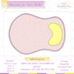 Projeto na bordadeira - Mouse Pad