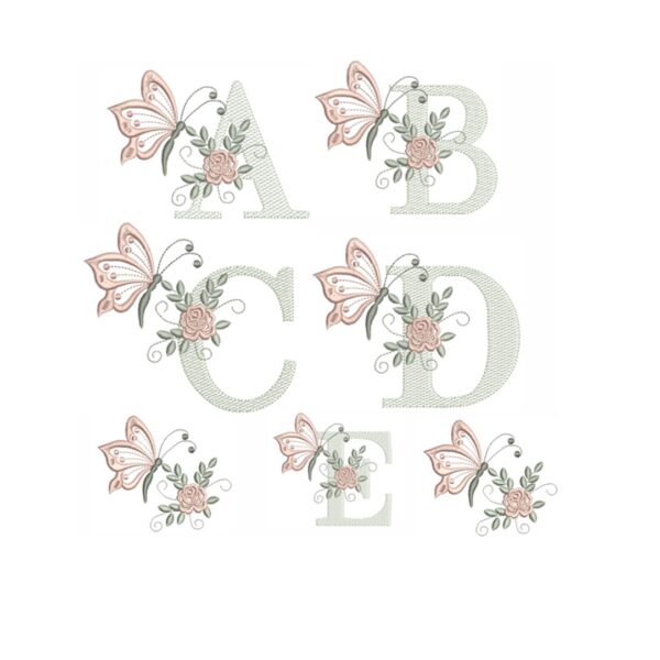 matriz-de-bordado-Alfabeto-flores-borboletas-bdb