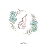 Matriz de Bordado - COLEÇÃO ALFABETO FLOR AZUL - Image 11