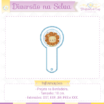 Marcador de Páginas - Diversão na Selva