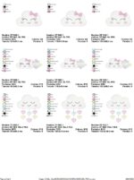 MATRIZ DE BORDADO - NUVENS CHUVA DE AMOR BABY GIRL - DANI FAITANIN - Image 2