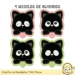 Projetos na Bordadeira TAGS Meow - Image 6