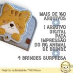 Projetos na Bordadeira TAGS Meow - Image 7