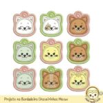 Projeto na Bordadeira Chaveirinhos Meow - Image 2
