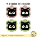 Projeto na Bordadeira Chaveirinhos Meow - Image 3
