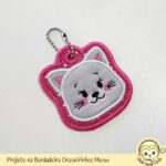 Projeto na Bordadeira Chaveirinhos Meow - Image 6