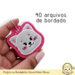 Projeto na Bordadeira Chaveirinhos Meow - Image 8