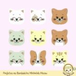 Projetos na Bordadeira Miniminis Meow - Imagem 2