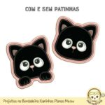 Projetos na Bordadeira Naninhas Planas Meow - Image 9
