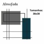 Matriz de bordado para almofada n° 238