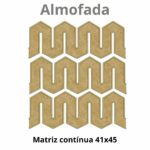 Matriz de bordado para almofada n° 256