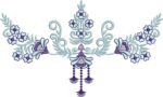 Matriz de bordado kit imperial floral - Imagem 3