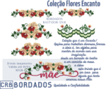 matrizes de bordado - coleção flores encanto - Image 3