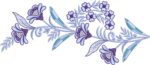 Matriz de bordado kit imperial floral - Imagem 2