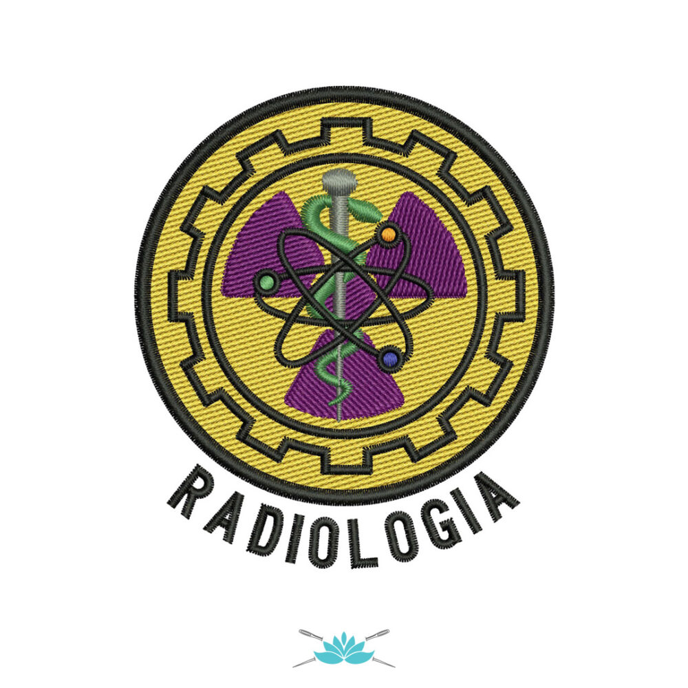 Matriz De Bordado S Mbolo Radiologia Bm Shop Bazar E Cia